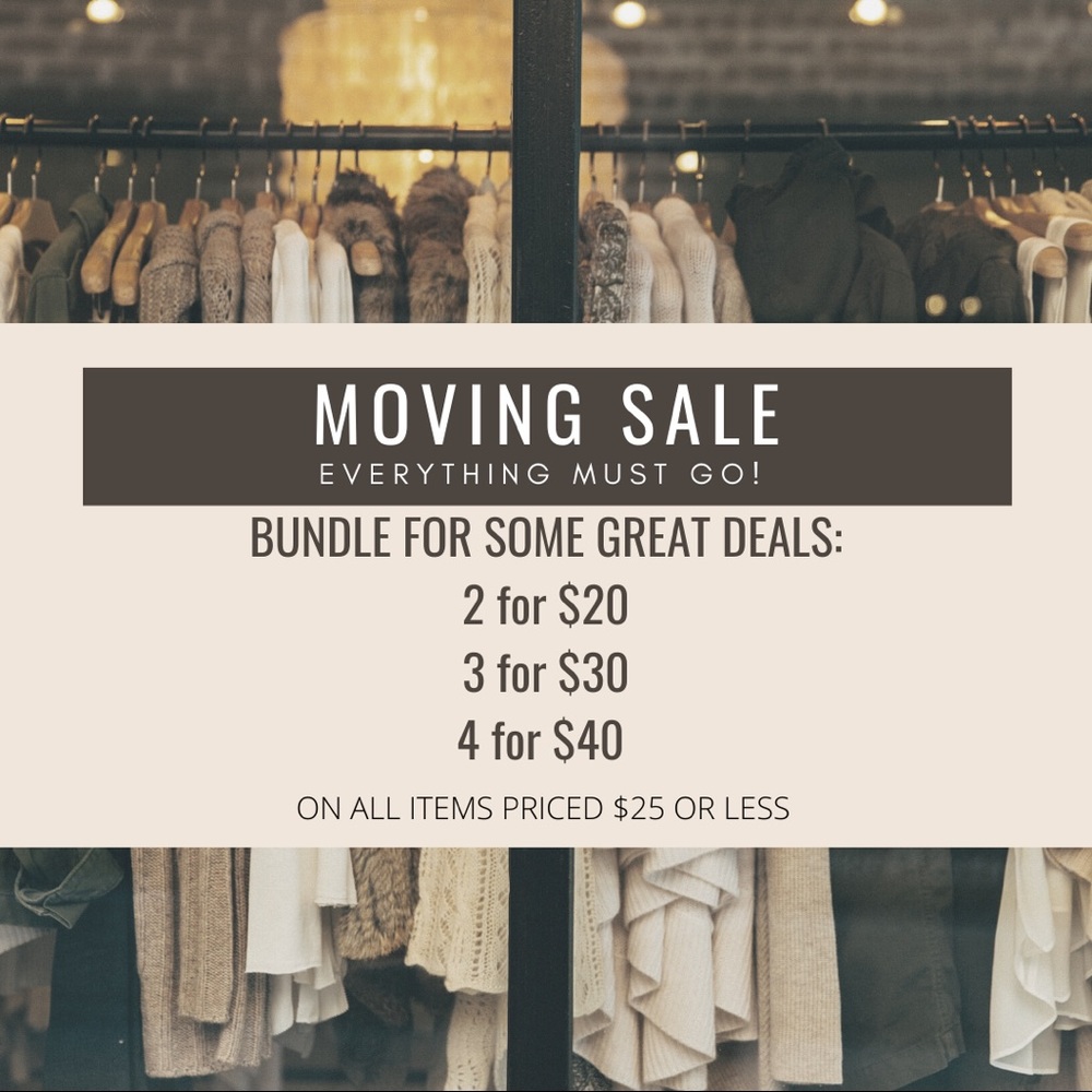 🏡 MOVING SALE
